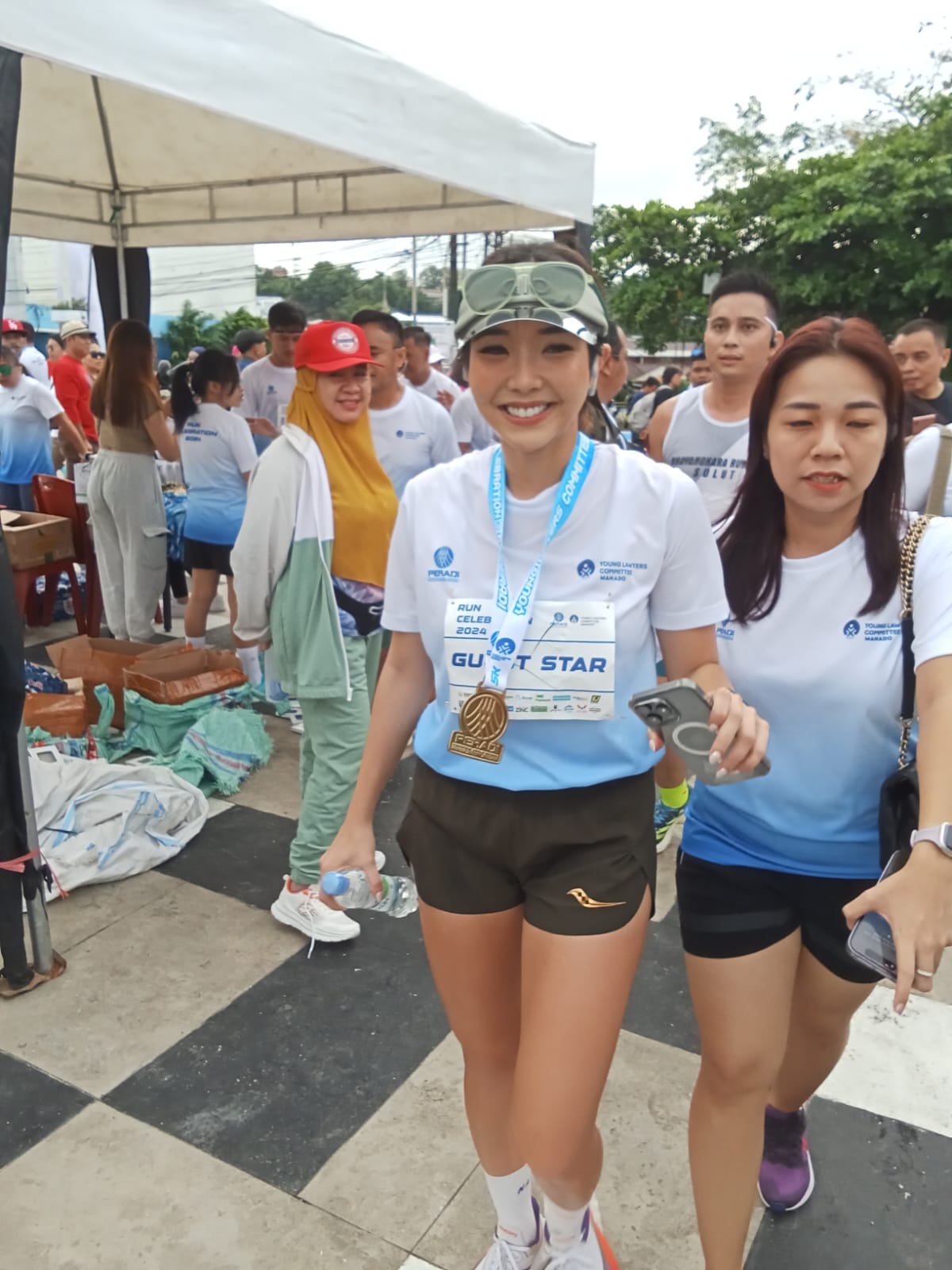 Gisel Anastasia Meriahkan YLC Run Celebration 2024 – Helonesia